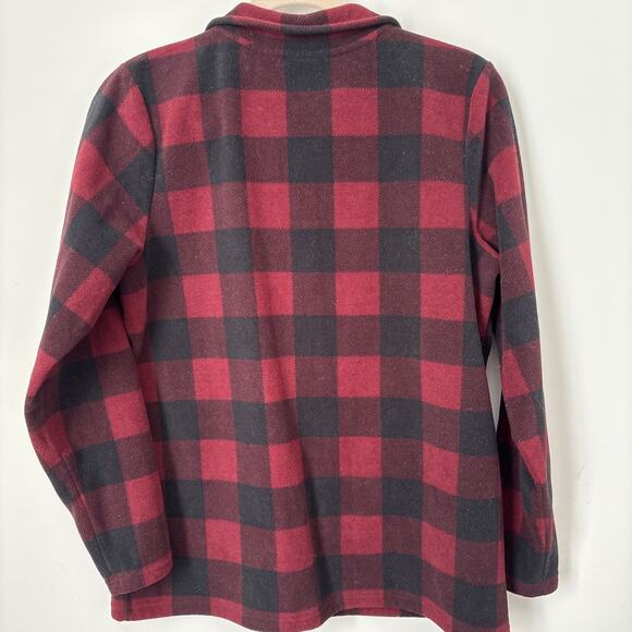 Denim & Co Buffalo Plaid Fleece S - Picture 12 of 12